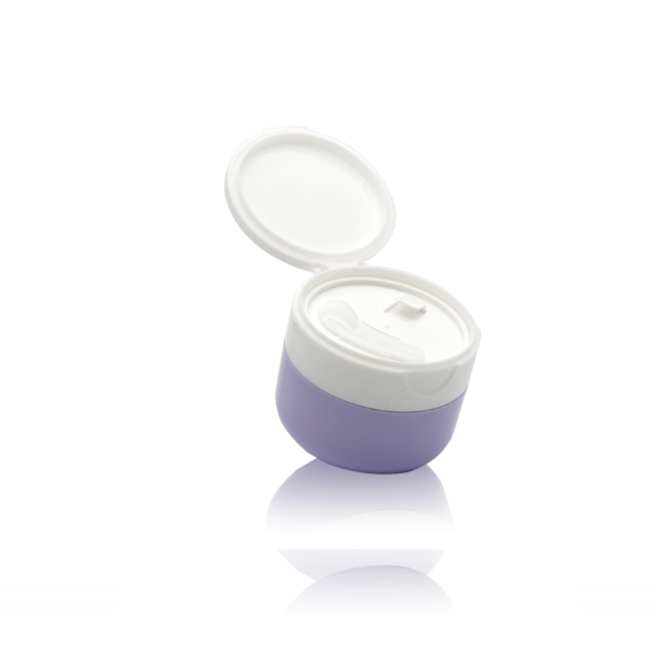 <b> Mono-Material Round PP Cosmetic Jar </b> <br><i>100ml </i><br> SKU: 612PC-JO